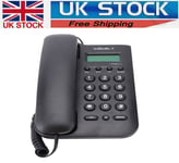 Big Button Corded Basic Landline Phone Caller ID LCD Display FSK/DTMF Desktop