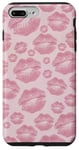 iPhone 7 Plus/8 Plus Lip Stick Pink Kisses Marks Valentine Makeup Lover For Girls Case