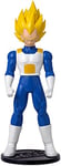 Dragon Ball Flash Series Super Saiyan Vegeta Anime Figure | 4'' Tall Super Saiyan Vegeta Action Figure | Dragon Ball Super Anime Merch Contains Collectible Coin | Dragon Ball Manga and Anime