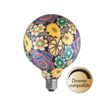 Dimbar LED glob Ø125 Flower 130lm E27 6W