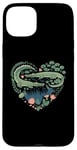 iPhone 15 Plus Cute Alligator Heart Crocodile Gator for Kids Case