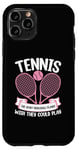 Coque pour iPhone 11 Pro Tennis – Le joueur de pickleball sportif souhaite pouvoir jouer