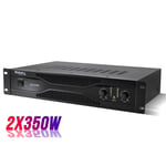 Amplificateur sono 2 x 350W rack 19" XLR/RCA/Jack 6.35mm - Ibiza Sound SA1000