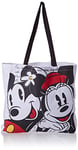 Disney twm63/11MB Mickey Souris Shopper Bag, Dessin Mickey et Minnie, 38 x 41 CM