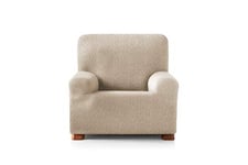 Eysa 3D Housse de Fauteuil, Beige, 1 Place