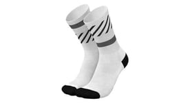 Chaussettes running incylence disrupts blanc gris noir