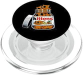 Kittens Cats In A Bottle Chocolate Animals Funny Gift PopSockets PopGrip for MagSafe