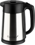 1.5L Stainless Steel Cordless Kettle - Eco-Friendly, Vacuum Insulated, Easy Pour