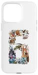 Coque pour iPhone 15 Pro Max Animaux du zoo pour 6e anniversaire de 6 ans