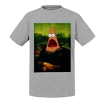 T-Shirt Enfant Patrick Mona Lisa Bob L Eponge Da Vinci