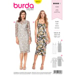 Burda 6423 - Kjole EUR: 36-46, US: 10-20