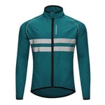 Veste De Cyclisme Imperméable Pour Homme Et Femme,Manteau Coupe-Vent D'équitation,Manteau De Pluie De Vélo,Coulée Sûre,Glarunning