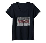 Womens Bruce Lee Fearless Bruce VS Everyone Vintage Shot V-Neck T-Shirt