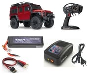 Traxxas 82056-4 TRX-4 Land Rover Defender 1/10 Robot Tqi pour Erfahrene Rouge