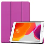 Etui Nouvel Apple Ipad 8ème Génération 10,2 2020 Wifi - 4g/Lte Smartcover Pliable Violet Avec Stand - Housse Coque De Protection New Ipad 8 10.2 Pouces - Accessoires Tablette Pochette Xeptio : Exceptional Smart Case !