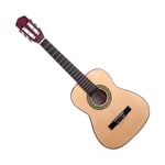 Guitare 1/2 Classique Acoustique Pour Gaucher Debutants Infantil 6 Cordes Nylon