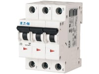 Eaton Automatisk Säkring, 3-Polig, 40A, C-Karaktäristik, 10 Ka, 400 V, Bredd 3 Moduler