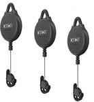 KIWI design Câble VR Management, 3 Packs Système de Gestion de Câble VR Compatible avec HTC Vive/HTC Vive Pro/Rift S/Playstation/Microsoft Mr/Samsung Odyssey VR Accessoires (Noir 3pc)