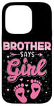 iPhone 14 Pro Gender Reveal Brother Says Girl Baby Matching Gender Reveal Case