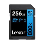 0843367130153 Lexar Memory Card | Professional 800x PRO | 256 GB | MicroSDXC | F