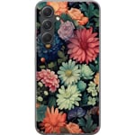 Samsung Galaxy S24 FE Genomskinligt Skal Blommor