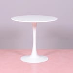 Furnmod Design Your Space - Nest Dream - Table à manger ronde design (80cm) - Stratus - Blanc