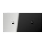 Plaque horizontale 2 x 2 pal. Cube 1912 chrom. (référence : JUNG GCR12-200E22)