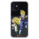 Personalaizer Dragon Ball Z Gotenks and Vegito Coque pour iPhone 12 Mini Blanc