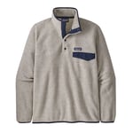 Patagonia M LW Synchilla Snap-T M Oatmeal Heather fleecegenser til herre