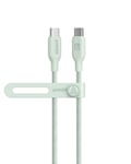 Anker 543 USB C to USB C Cable (240W, 3ft), USB 2.0 Bio-braided Charging Cable for MacBook Pro 2020, iPad Pro 2020, iPad Air 4, Samsung Galaxy S22, and More (Natural Green)