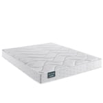 Inside75 - Matelas Dunlopillo eugen 1 18 cm 160 x 200 cm mousse 100% Aérial 2.0® - blanc