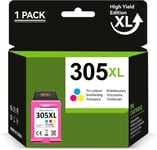 Lot de 305 cartouches d'encre couleur XL compatibles avec HP 305 pour Deskjet 4120e Deskjet 2710 2720 2722 DeskJet Plus 4100 4120 4130 Envy 6000 6010 6020 6032 Envy Pro 6420