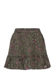 Skirt Flower Dot Green Creamie