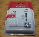 CANON 551XL 551 XL CARTOUCHE NOIRE pixma BK-CLI551BK