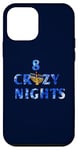 Coque pour iPhone 12 mini 8 Crazy Nights Funny Hanukkah Hanukah Menorah