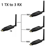 50m Wireless Video Extender Transmitter and Receiver Camera PC To TV Monitor