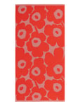 Unikko Beach Towel 96,5X180Cm Home Textiles Bathroom Textiles Towels & Bath Towels Beach Towels Orange Marimekko Home