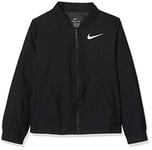 Nike G NK JKT WVN Veste Fille, Black/White, FR : L (Taille Fabricant : L)