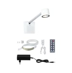 Paulmann 95576 LED kit Adelia 370lm INCL. 1x4,5 gradable Éclairage du Tableau 2700 K Blanc Chaud Lampe Murale, Aluminium, 4.5 W, Alu brossé