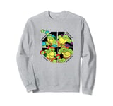 Teenage Mutant Ninja Turtles Group Turtle Shell Group Shot Sweatshirt