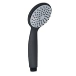 Gedy G-Easy 04 Pommeau 1 Jet en ABS Finition Noire avec Filtre de Douche Anti-Sable, Unica