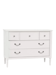 Pottery Barn Kids Blythe 5 Drawer Wood Chest of Drawers, French White