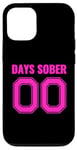 Coque pour iPhone 12/12 Pro 0 Days Sober Funny Sports Drinking - Mignon et drôle