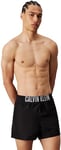 Calvin Klein Men's Short Waistband Swim Shorts, Black (Pvh Black), S