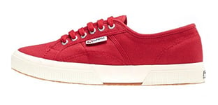 Superga Women's 2750-cotu Classic' Low Top Trainers, Red, 42 EU UKRed, UK 8