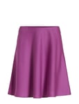 Viellette Hw Short Skirt Kort Kjol Purple Vila