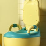 Travel Potty PP Toddler Training Toilet Stable High Toughness For Kids Yellow