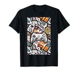 Video Game Controller Gamer Boys Vintage T-Shirt