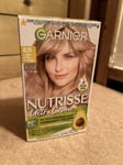 Garnier Nutrisse Creme Blonde Hair Dye Permanent 8.11 Light Ashy Blonde