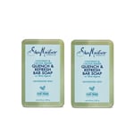 Shea Moisture Coconut & Cactus Water Quench & Refresh Bar Soap 8 oz Pack of 2